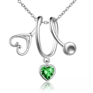 Swirling Stethoscope Necklace