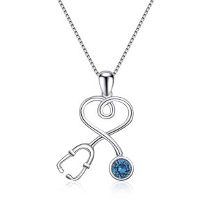 Heart Shape Stethoscope Necklace