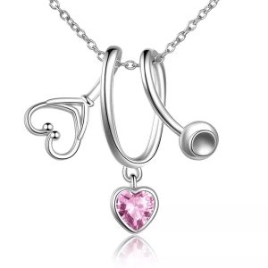Swirling Stethoscope Necklace